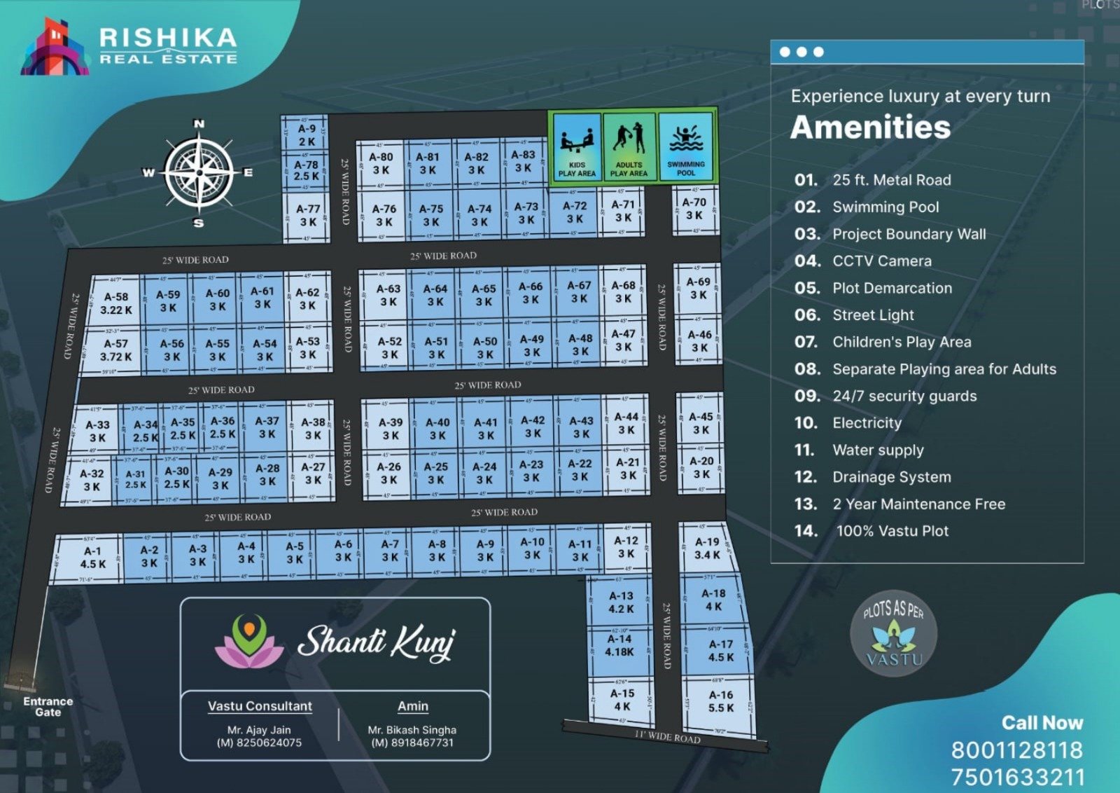 Shanti Kunj Master Layout Map